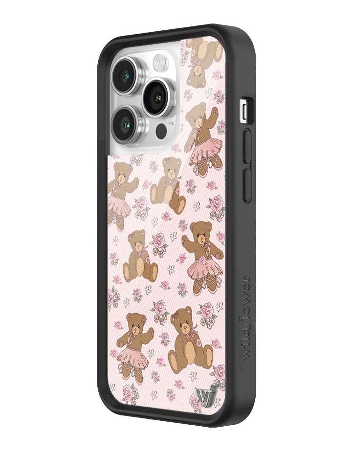 Bear-y Ballet iPhone Case with Pastel Floral Teddy Bears - Image 22