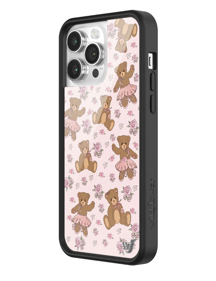 Bear-y Ballet iPhone Case with Pastel Floral Teddy Bears - Image 18