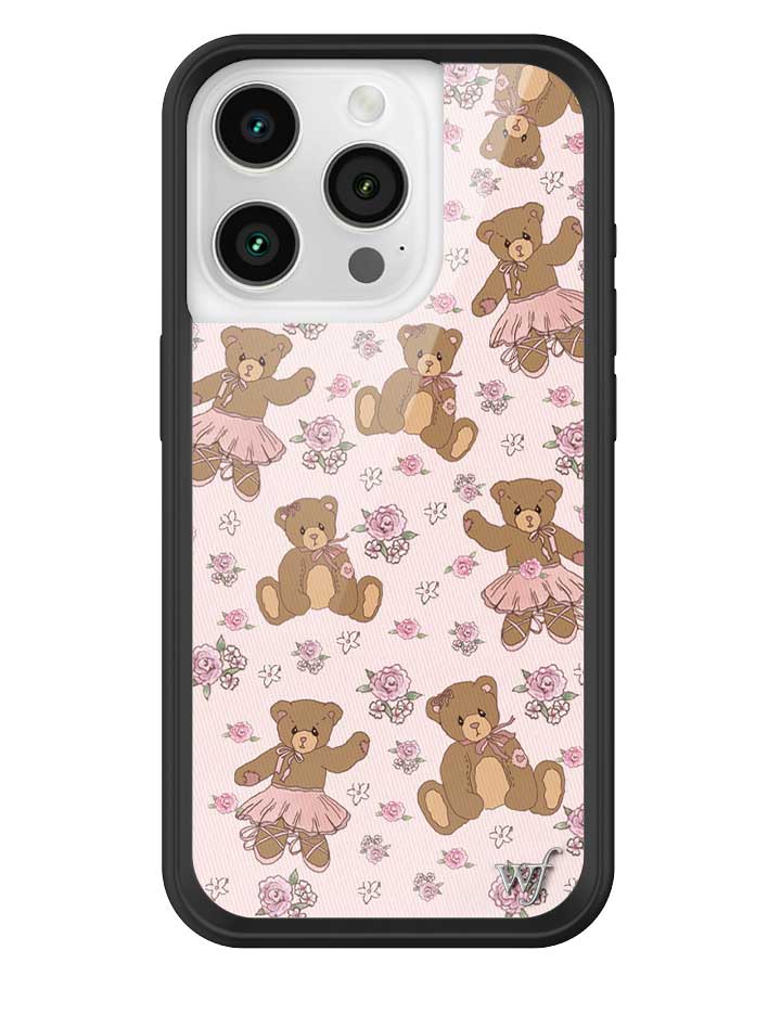 Bear-y Ballet iPhone Case with Pastel Floral Teddy Bears - Image 11