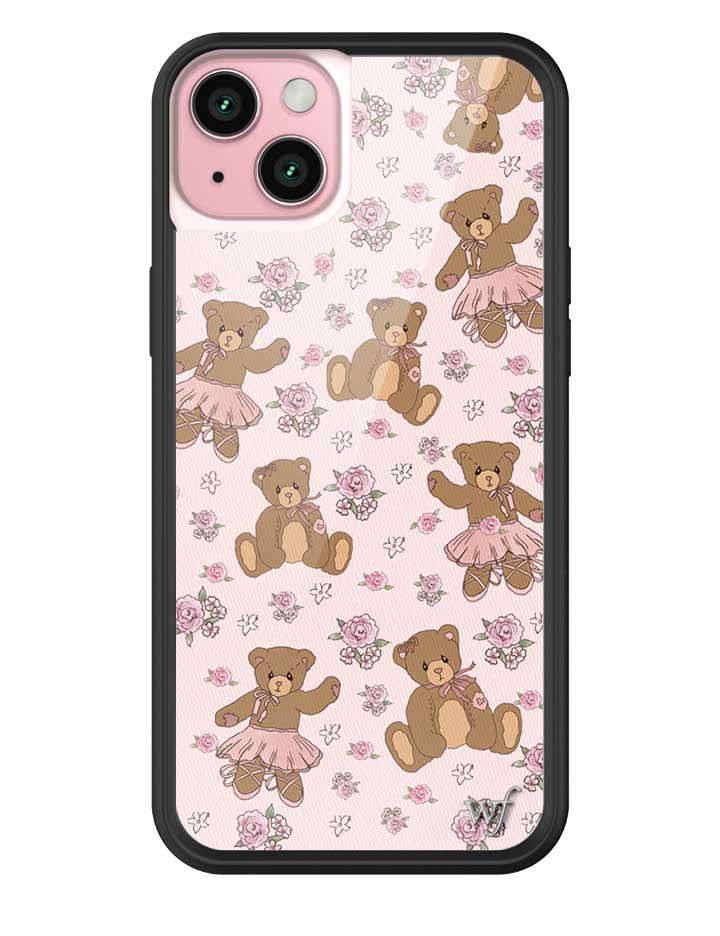 Bear-y Ballet iPhone Case with Pastel Floral Teddy Bears - Image 13