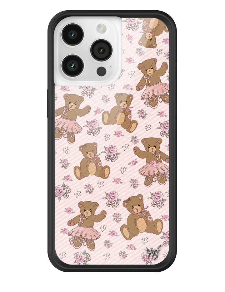 Bear-y Ballet iPhone Case with Pastel Floral Teddy Bears - Image 9