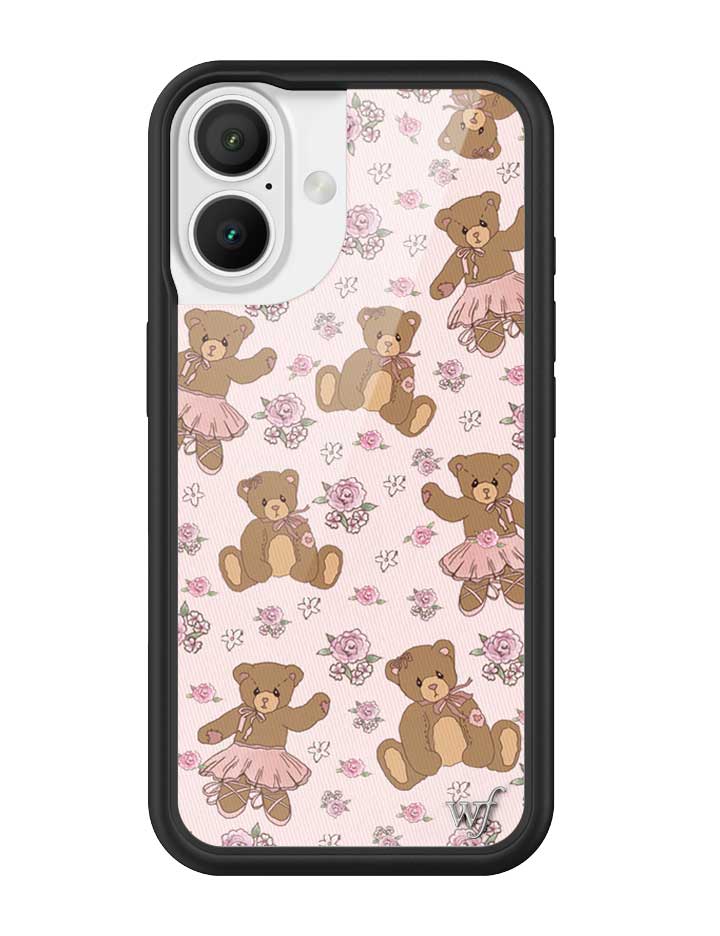 Bear-y Ballet iPhone Case with Pastel Floral Teddy Bears - Image 7