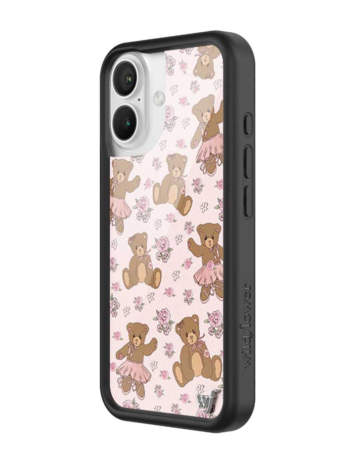Bear-y Ballet iPhone Case with Pastel Floral Teddy Bears - Image 8