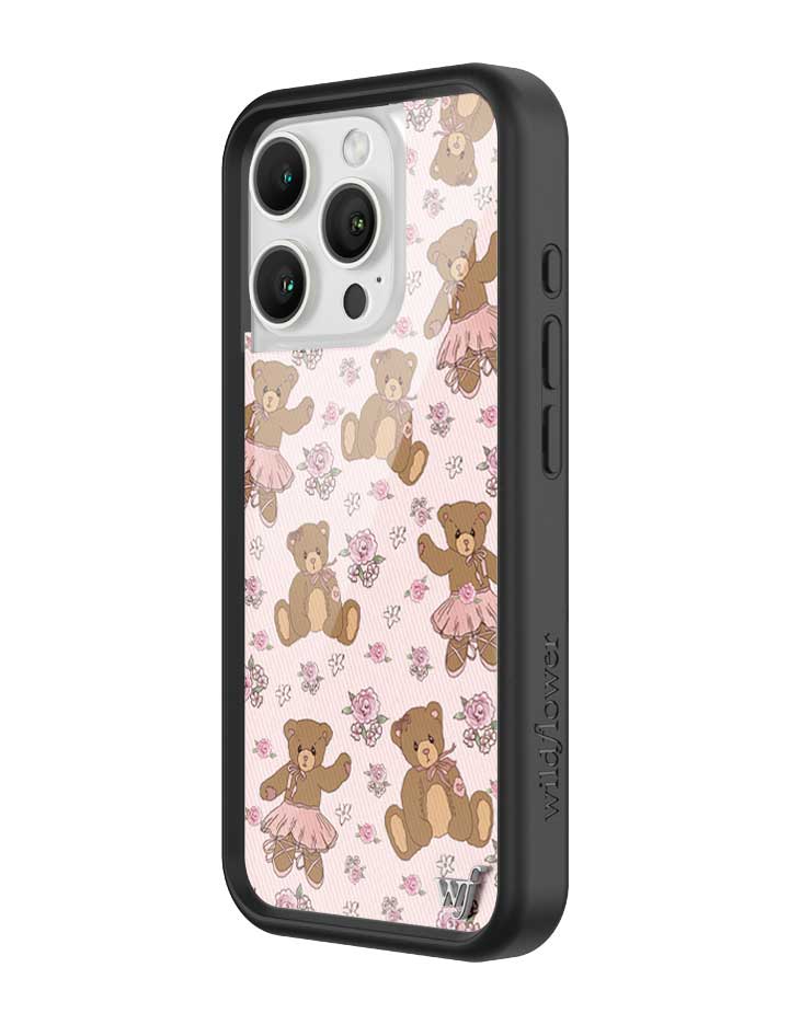 Bear-y Ballet iPhone Case with Pastel Floral Teddy Bears - Image 6
