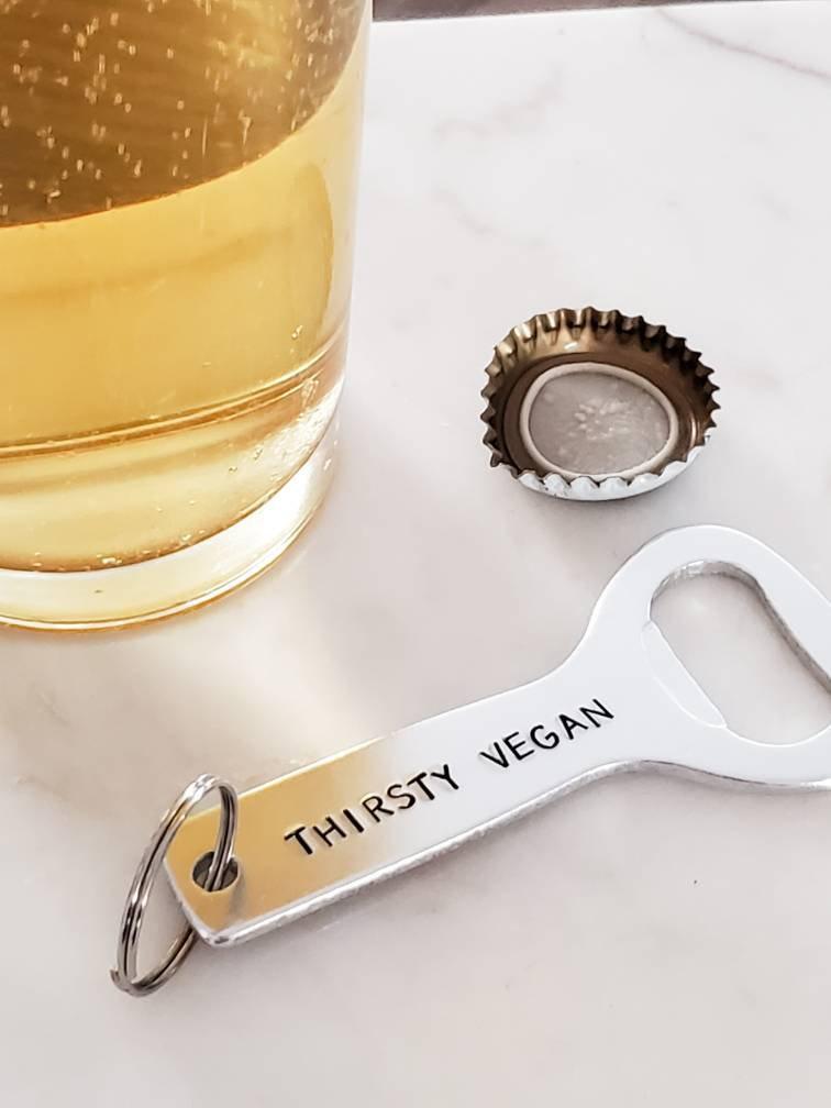 BEACH DAZE AND BEER HAZE Beer Bottle Opener Keychain
