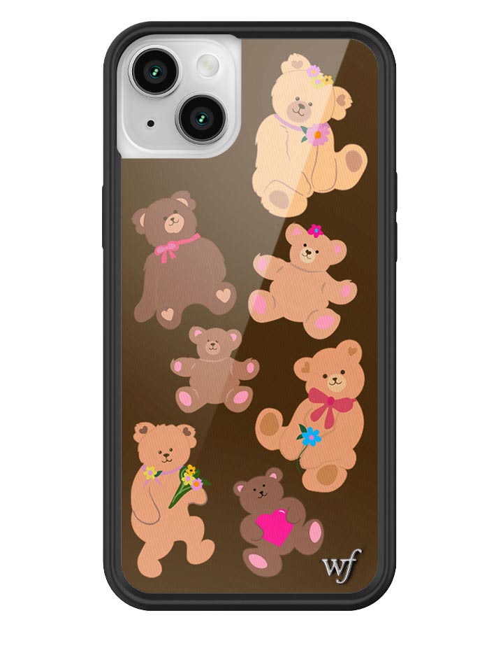 Bear-y Cute Brown Teddy Bear Graphic Protective iPhone Case - Image 9