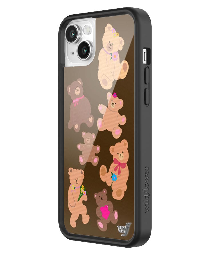 Bear-y Cute Brown Teddy Bear Graphic Protective iPhone Case - Image 10