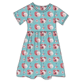 Beckett Anchors Bamboo Ruffle Spin Dress (Pre-Order)