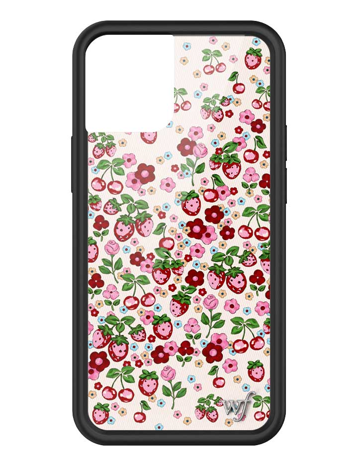 Berry World Floral Strawberry Cherry iPhone Case - Image 31