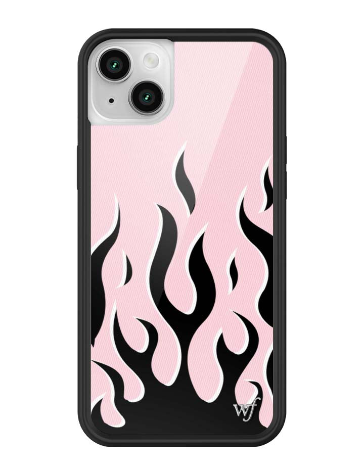 Flames Pink and Black iPhone Case Limited Edition Design - Image 39