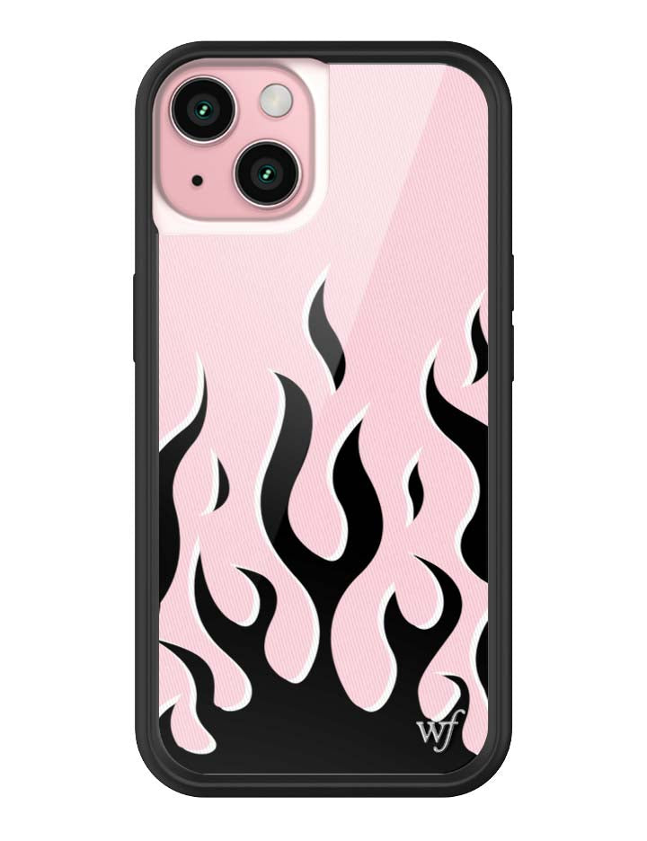 Flames Pink and Black iPhone Case Limited Edition Design - Image 27