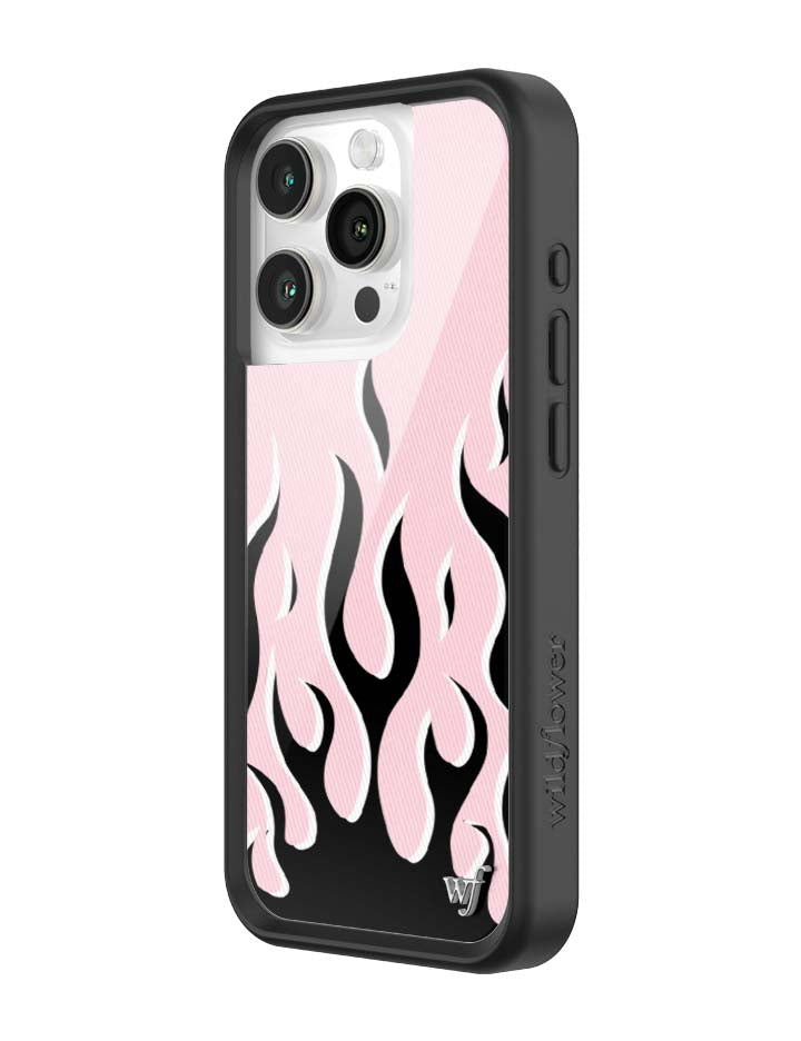 Flames Pink and Black iPhone Case Limited Edition Design - Image 26