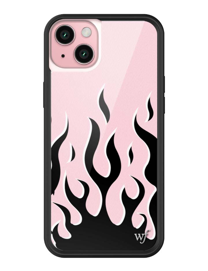 Flames Pink and Black iPhone Case Limited Edition Design - Image 23
