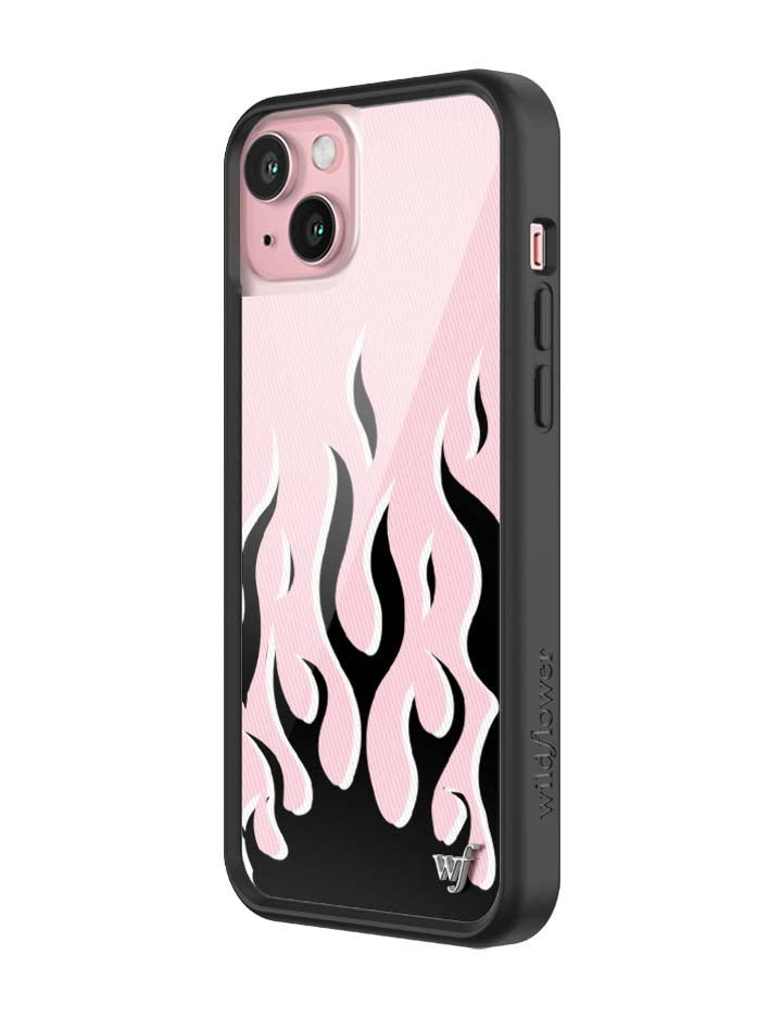 Flames Pink and Black iPhone Case Limited Edition Design - Image 24