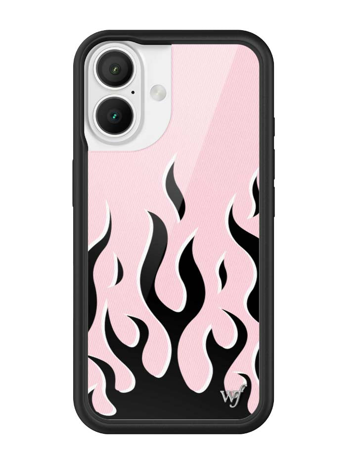 Flames Pink and Black iPhone Case Limited Edition Design - Image 19