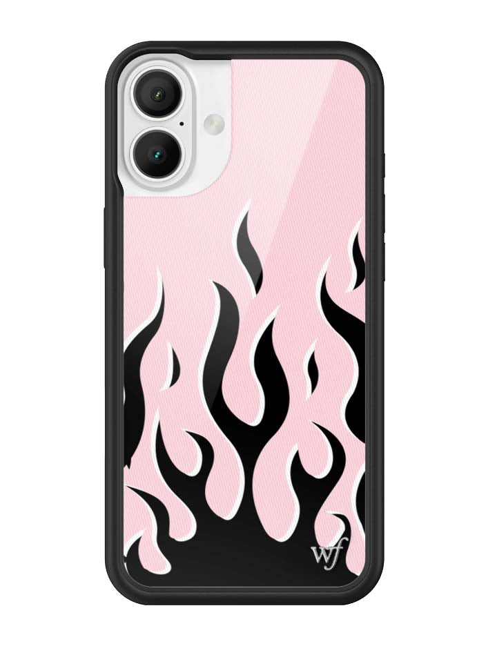 Flames Pink and Black iPhone Case Limited Edition Design - Image 15