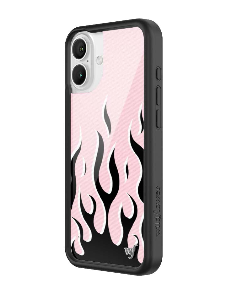 Flames Pink and Black iPhone Case Limited Edition Design - Image 16