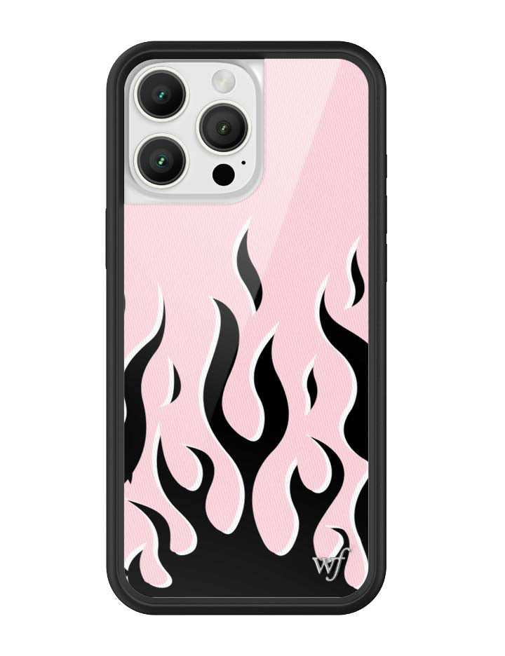 Flames Pink and Black iPhone Case Limited Edition Design - Image 13