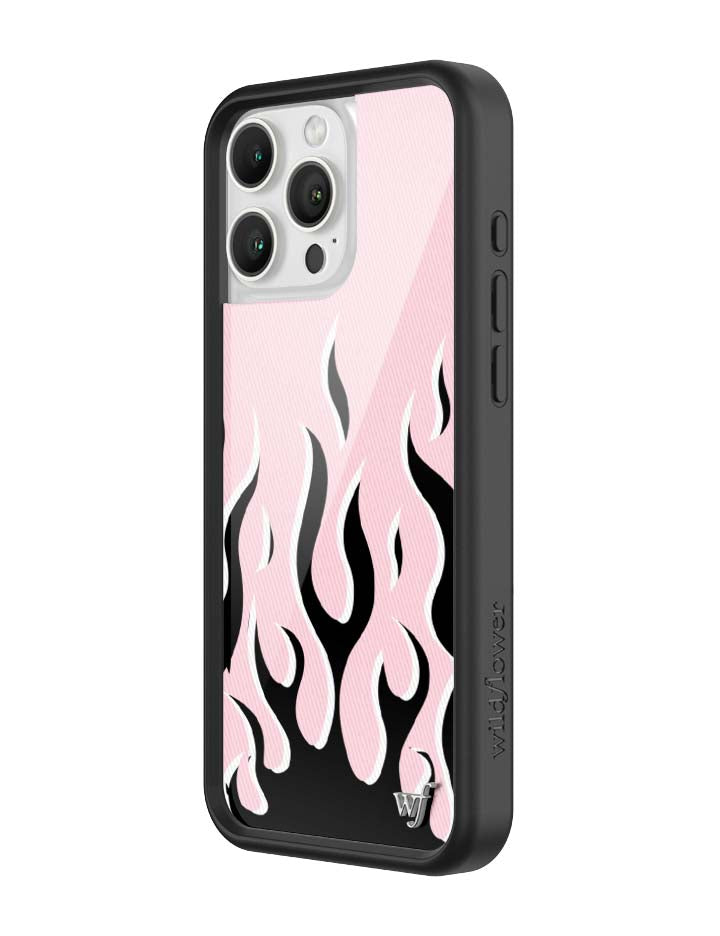 Flames Pink and Black iPhone Case Limited Edition Design - Image 14
