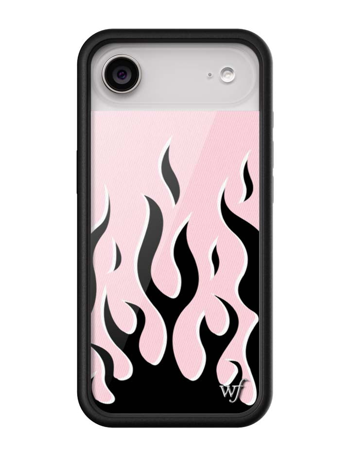 Flames Pink and Black iPhone Case Limited Edition Design - Image 10