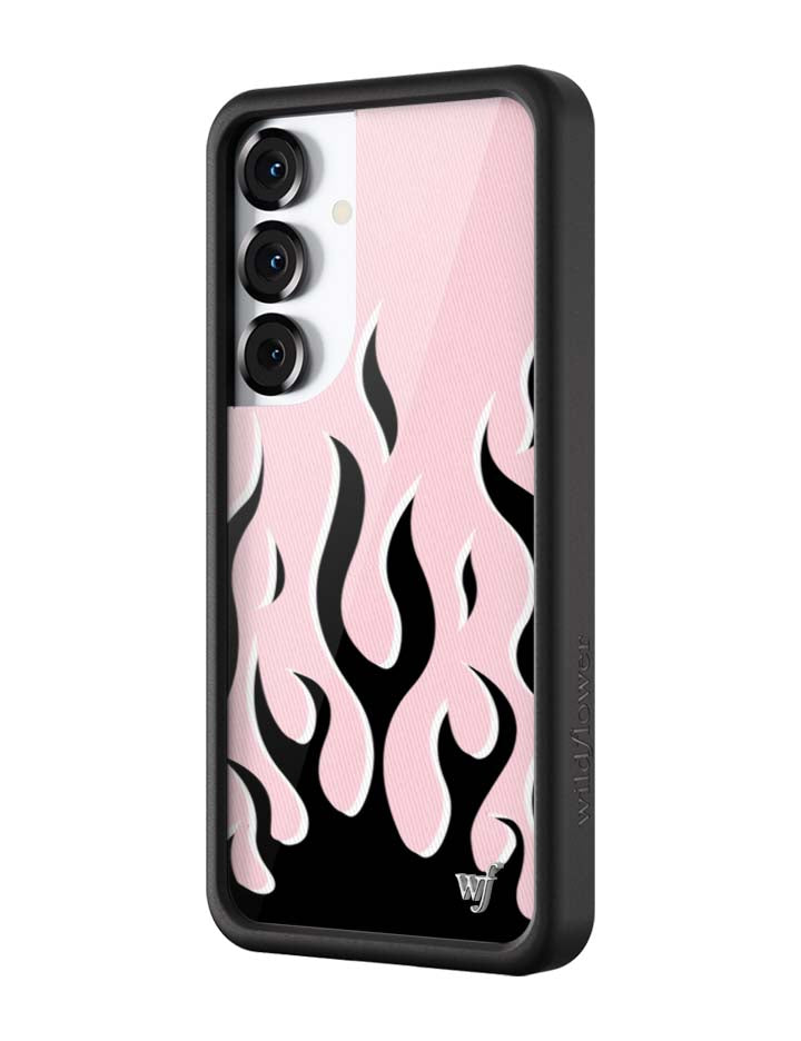 Flames Samsung Galaxy Case in Pink and Black Limited Edition - Image 8