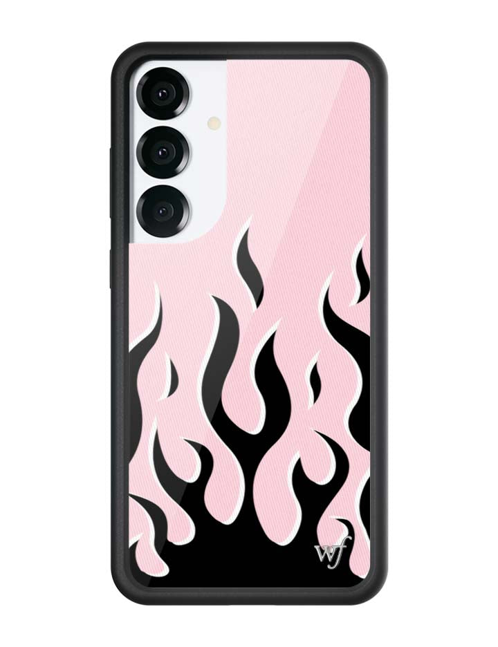 Flames Samsung Galaxy Case in Pink and Black Limited Edition - Image 5