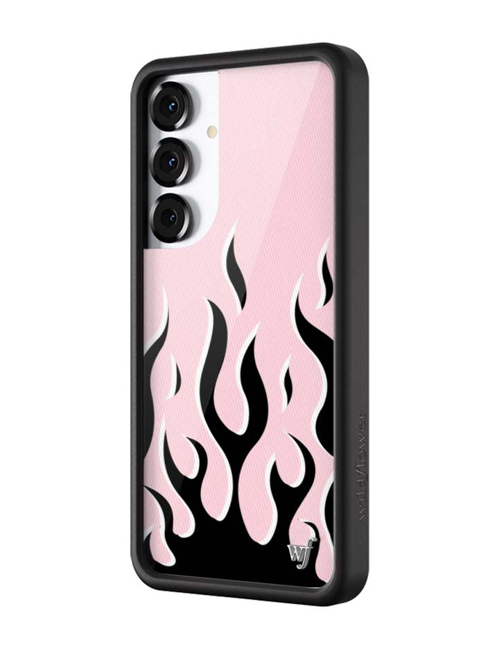 Flames Samsung Galaxy Case in Pink and Black Limited Edition - Image 6