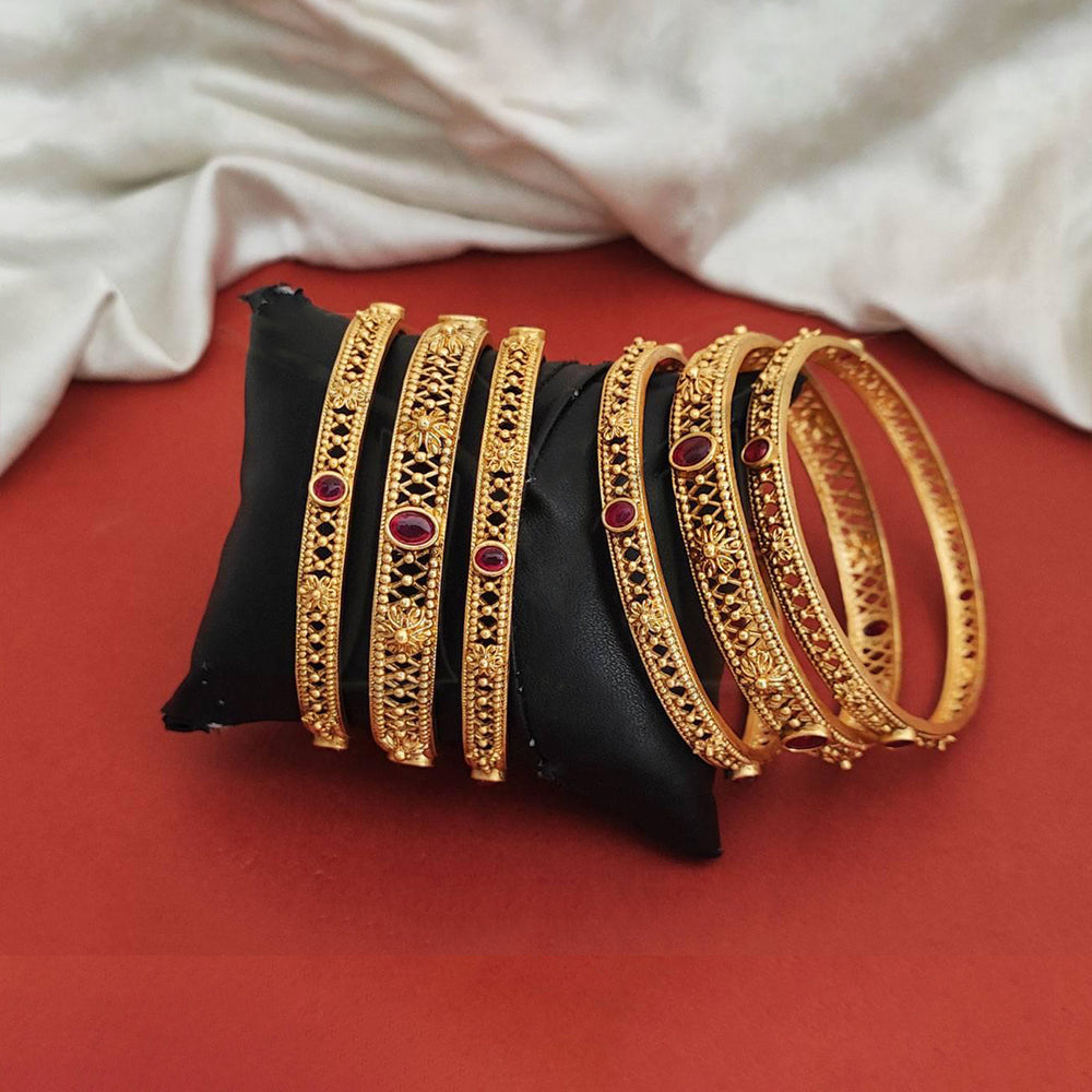 Set of 6 North Style Antique Jewellery Bangles