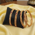 Set of 4 Rajwadi polish antique bangles for party wear