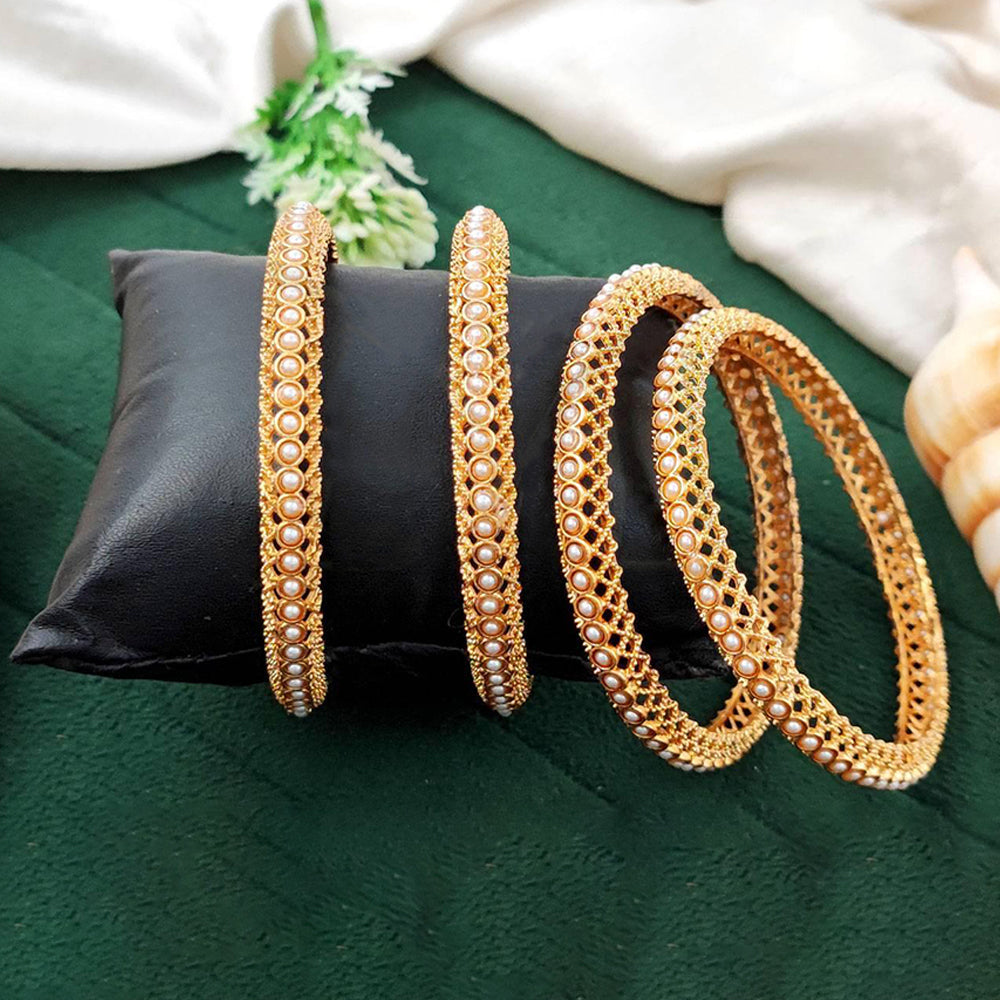 Premium Ethnic Antique Gold Bangle Set for Women