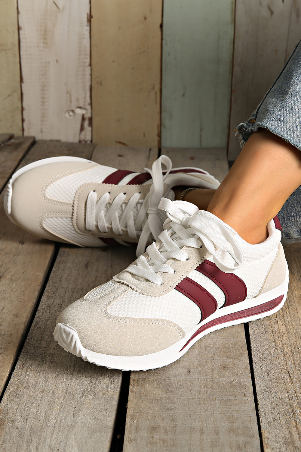 Karter Breathable Lace-up Sneakers