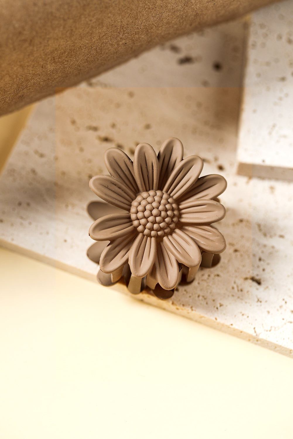 Small Boho Daisy Flower Hair Claw Clip