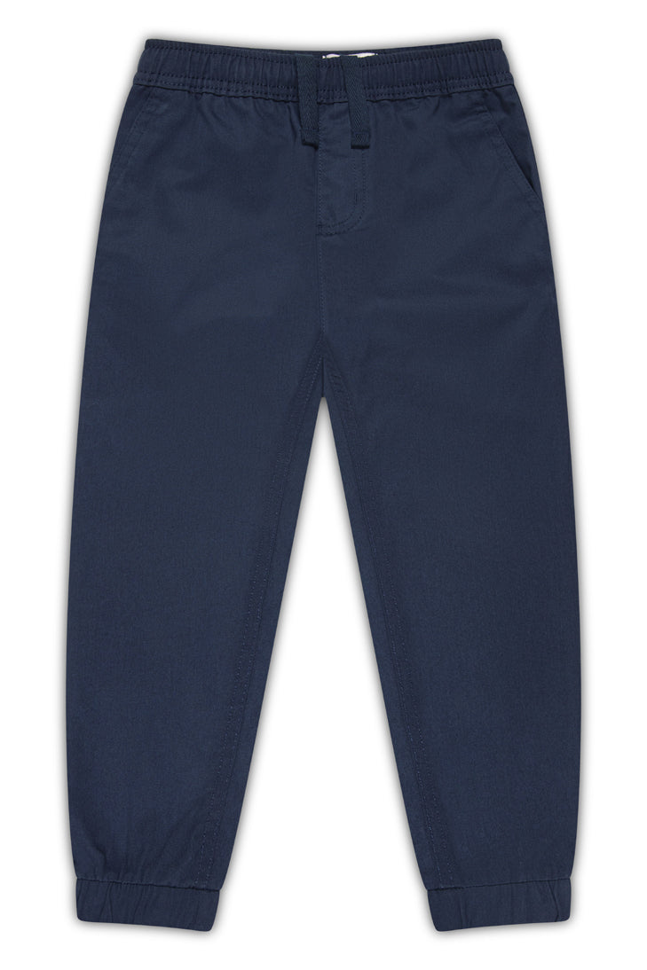 Toddler Twill Jogger Pants - Comfortable Everyday Slim Fit Bottoms