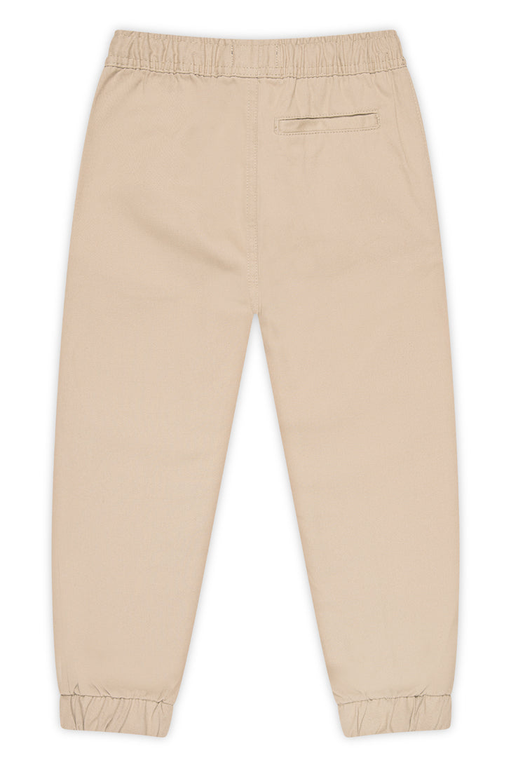 Toddler Twill Jogger Pants - Comfortable Everyday Slim Fit Bottoms