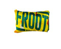 Frooti shaped microfibre filled decorative cushion for kids bedroom decor