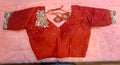 Red Silk Hand Embroidered Readymade Blouse with Zardosi Work