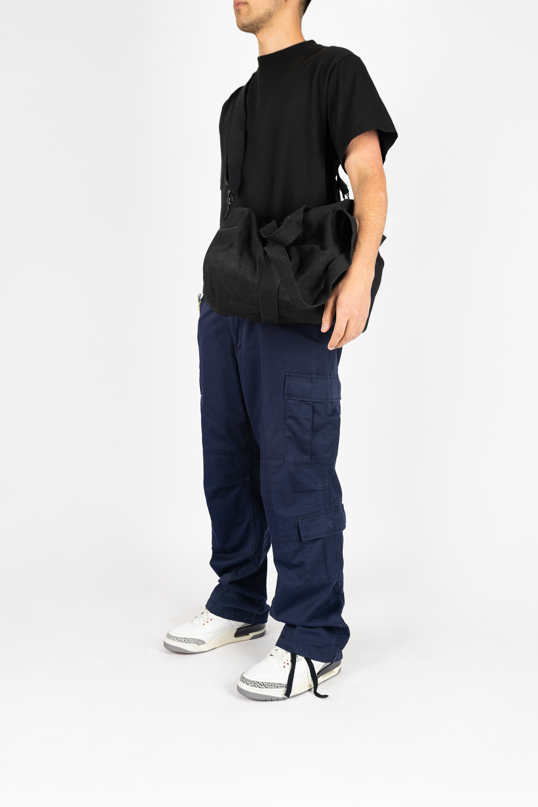 Canvas Shoulder Duffle Bag