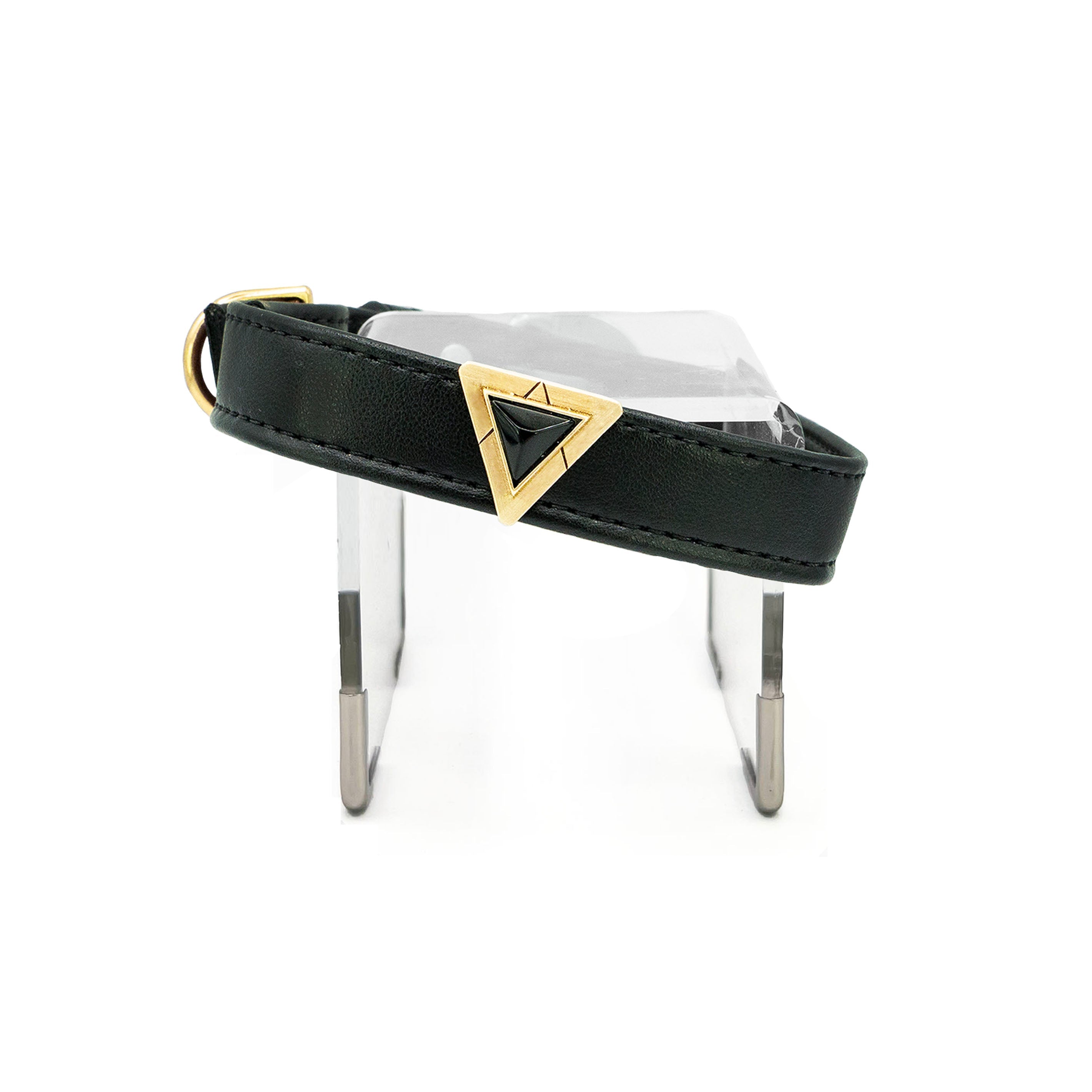 Jet Onyx Collar & Charm Set