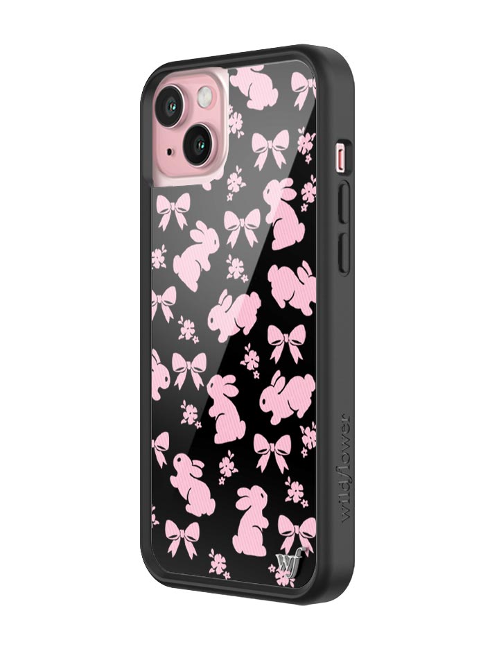Baby Pink Bunny Bow iPhone Case for Goth Girl Aesthetic - Image 4