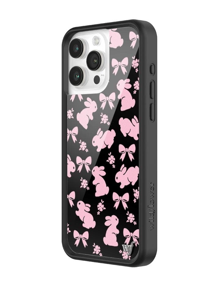 Baby Pink Bunny Bow iPhone Case for Goth Girl Aesthetic - Image 2