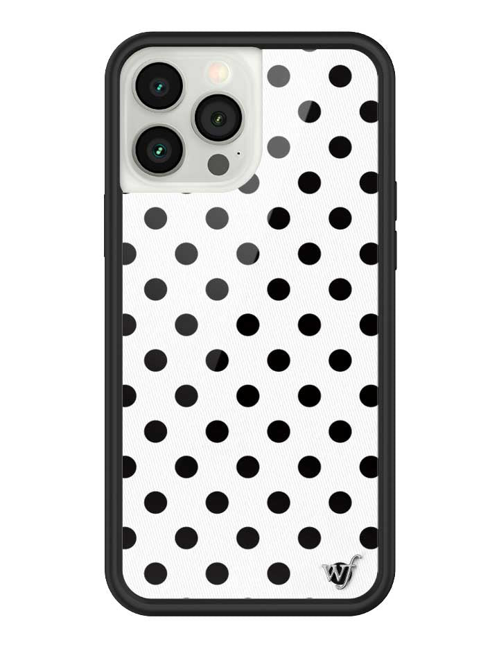 Polka Dot iPhone Case in White and Black - Image 39