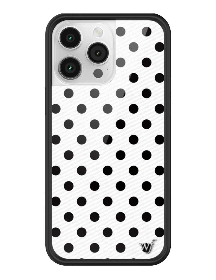 Polka Dot iPhone Case in White and Black - Image 33