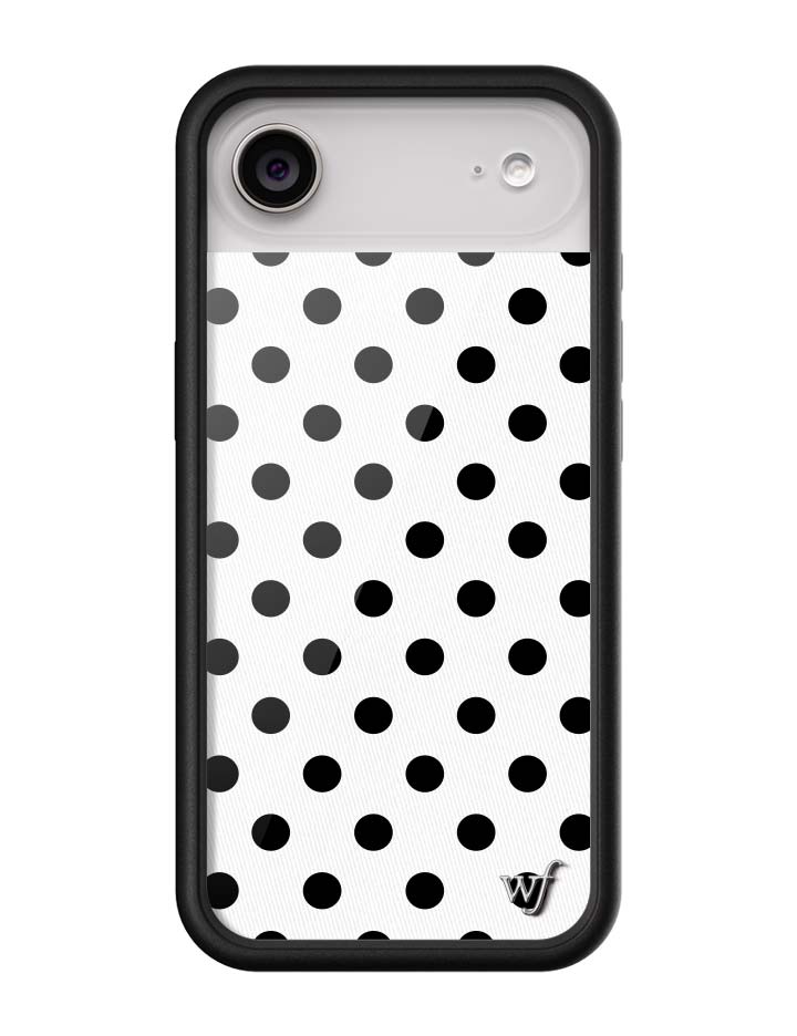Polka Dot iPhone Case in White and Black - Image 12