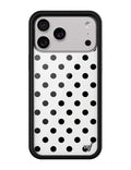 Polka Dot iPhone Case in White and Black
