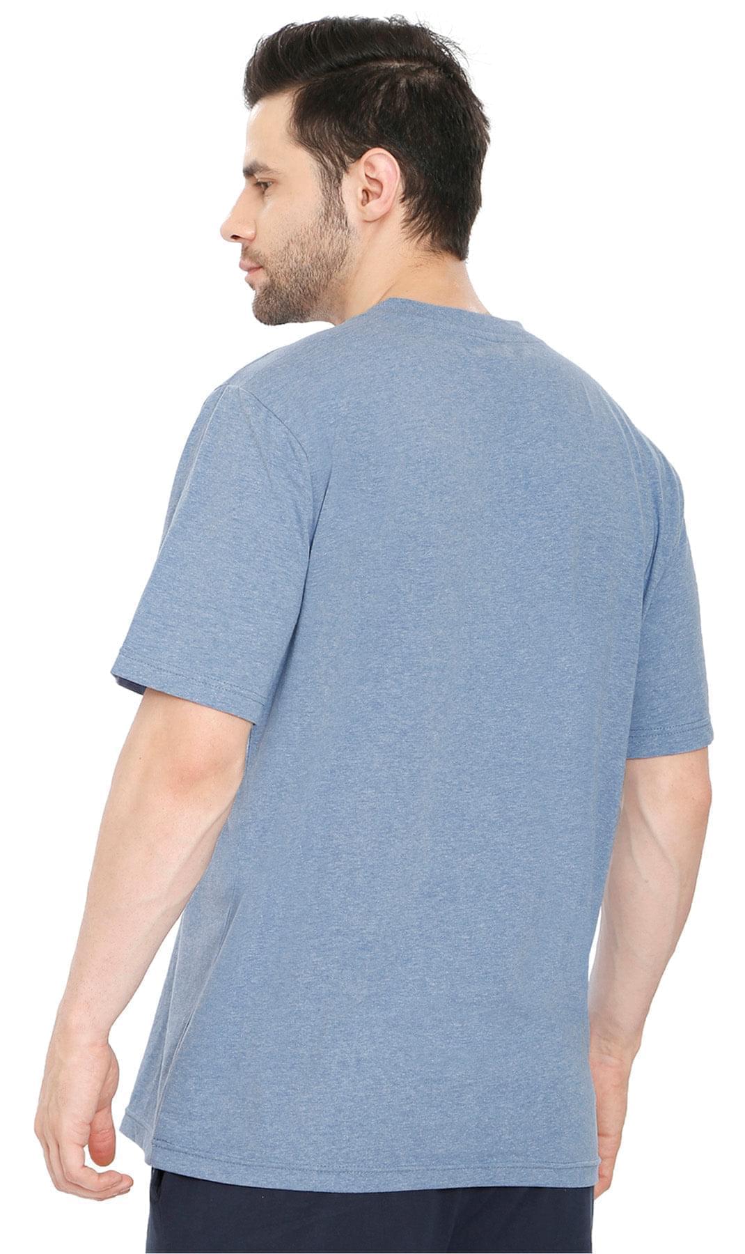 Men's Heavyweight V-Neck T-Shirt with Chest Pocket