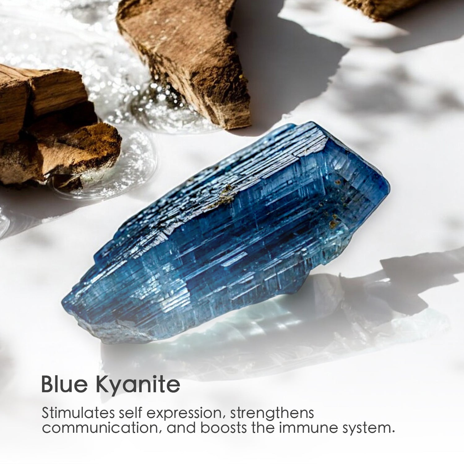 Throat Chakra Crystal-Enhanced Premium Coconut-Soy Wax Melts