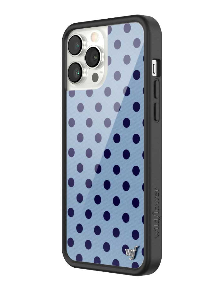 Polka Dot | Blue and Navy Blue iPhone Case