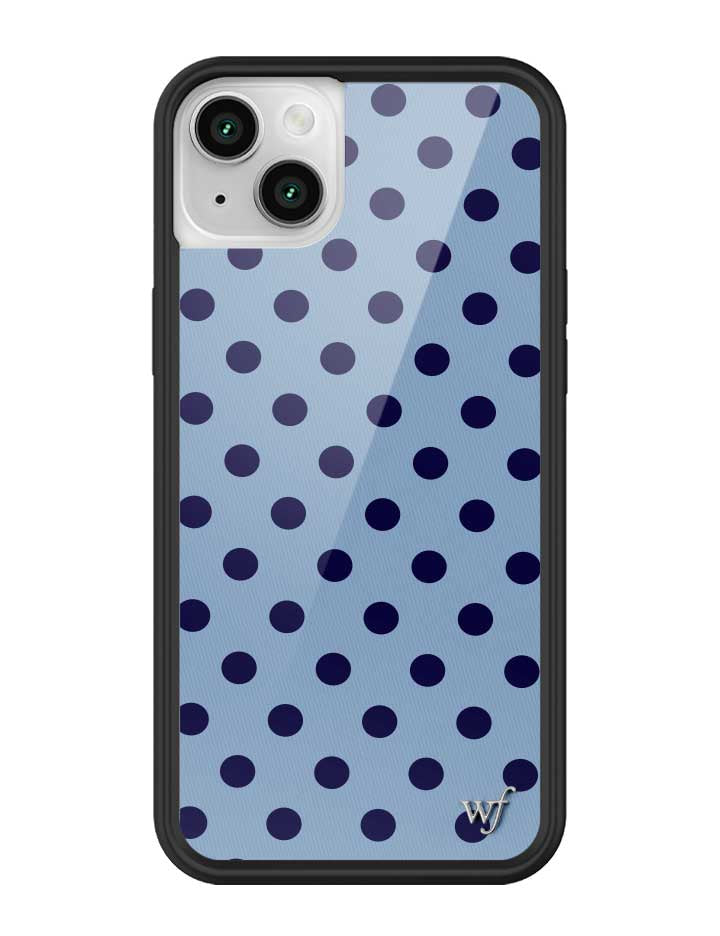 Polka Dot | Blue and Navy Blue iPhone Case