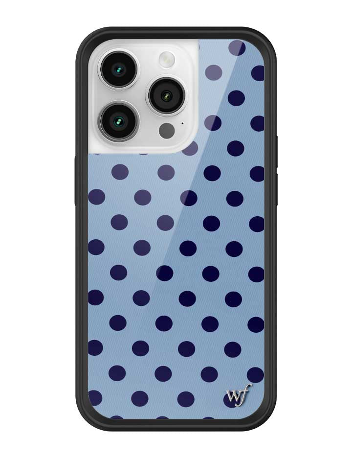 Polka Dot | Blue and Navy Blue iPhone Case