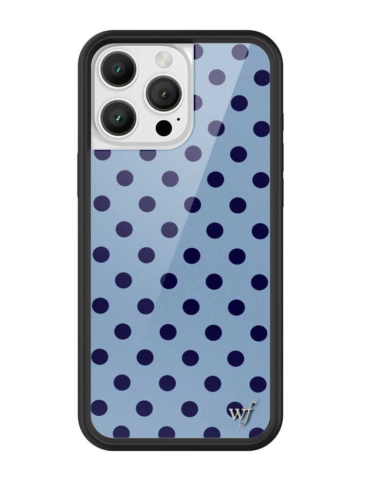 Polka Dot | Blue and Navy Blue iPhone Case